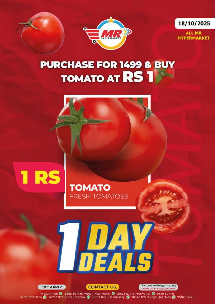 Fresh Deals In MR Hypermarket Calicut